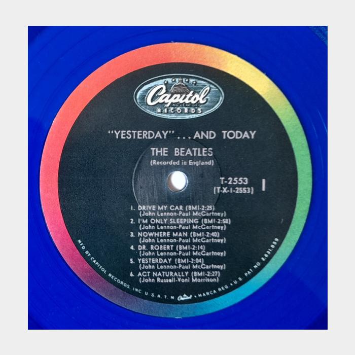 Beatles - Yesterday And Today (ex+/ex+, Blue LP)