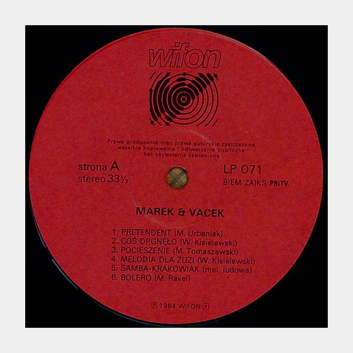 Marek & Vacek – Marek & Vacek (ex+/ex+)