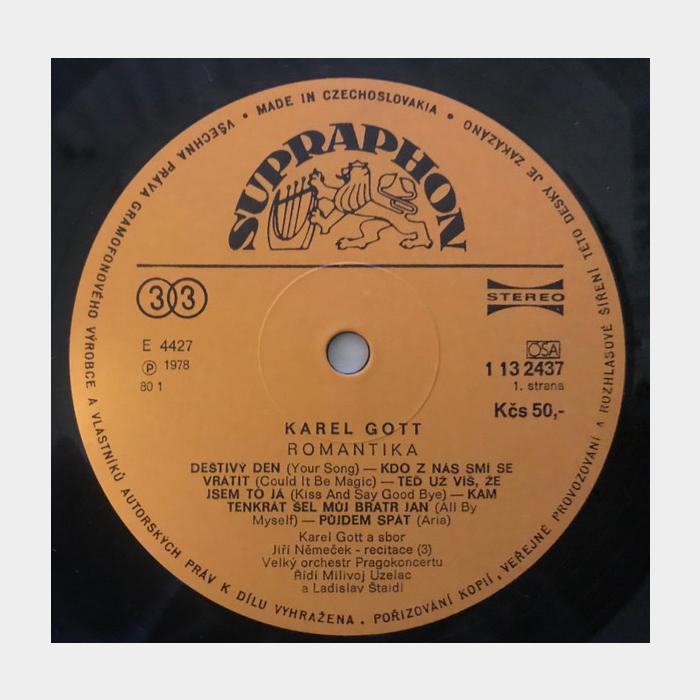 Karel Gott - Romantika (ex+/ex+)