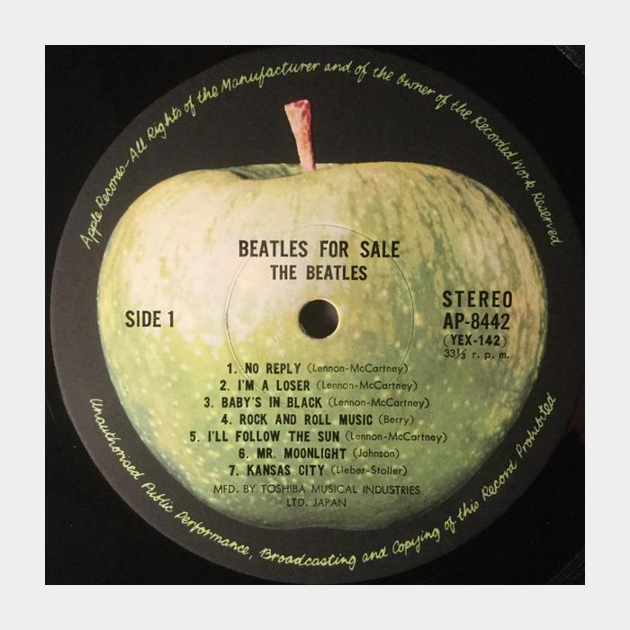 Beatles - Beatles For Sale (vg/ex+, obi, Песок)