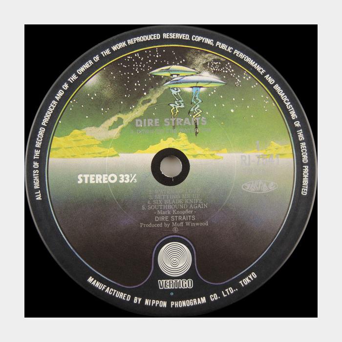 Dire Straits - Dire Straits (vg+/ex+, obi, Scratch 2 side)