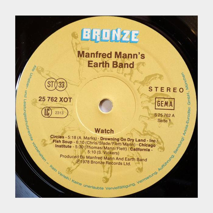 Manfred Mann's Earth Band - Watch (vg/vg+)