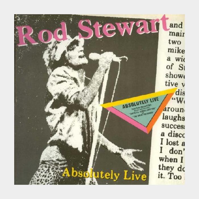 Rod Stewart - Absolutely Live 2LP (ex/ex-, little scratch)