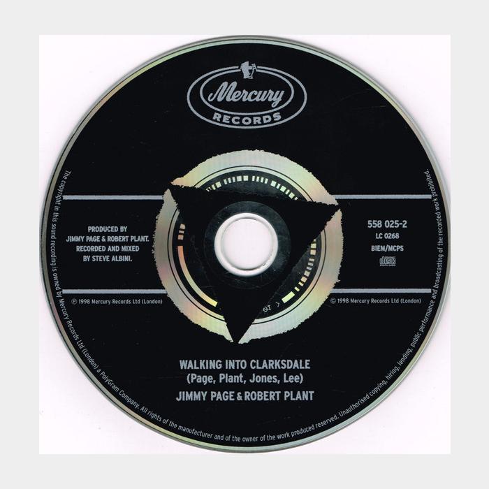 CD Jimmy Page & Robert Plant - Walking into Clarksdale (ex+/ex)