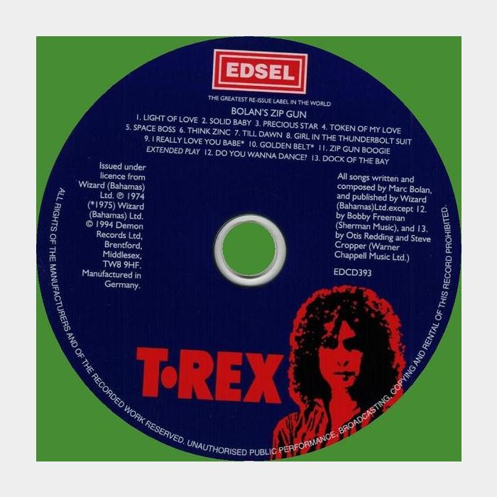 CD T.Rex - Bolan's Zip Gun