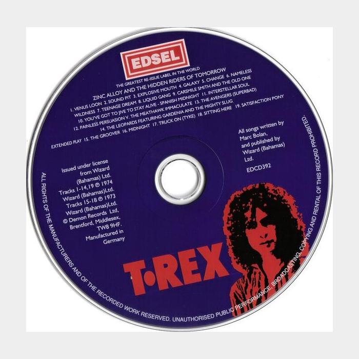 CD T.Rex - Zinc Alloy And The Hidden Riders Of Tomorrow