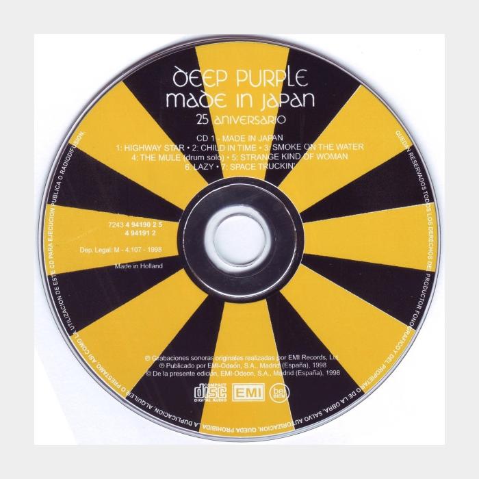 CD Deep Purple - Made In Japan. 25h Aniversario 2CD
