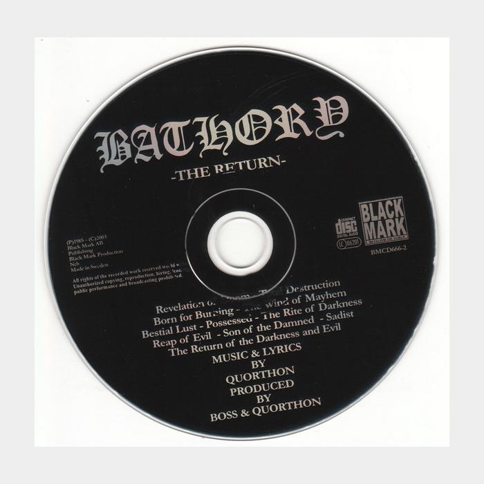 CD Bathory - The Return...