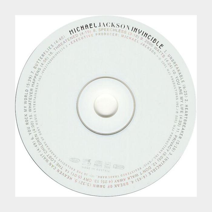 CD Michael Jackson - Invincible