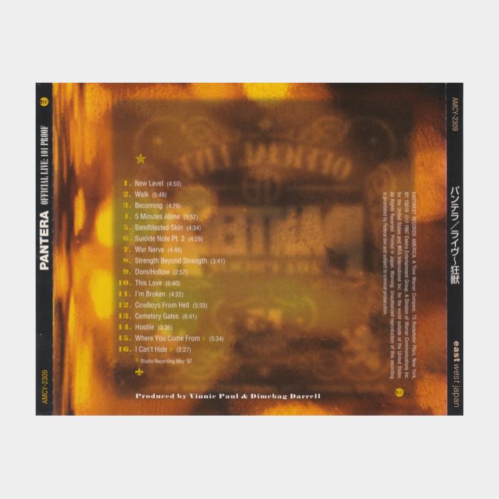 CD Pantera - Official Live: 101 Proof