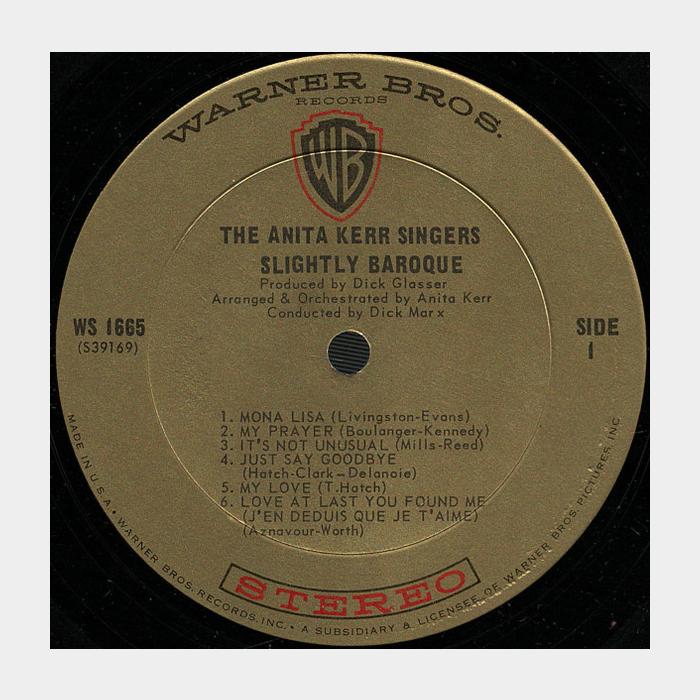 Anita Kerr Singers – Slightly Baroque (vg+/ex)
