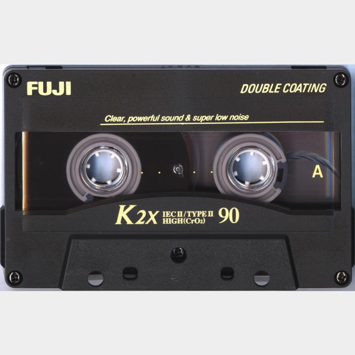 Аудиокассета Fuji K2X Chrome (б/у)
