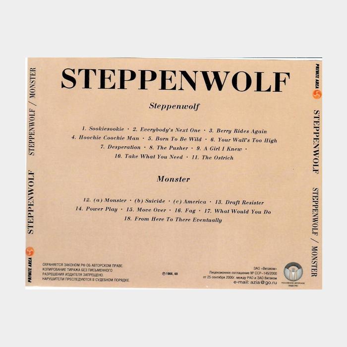 CD Steppenwolf - Steppenwolf / Monster
