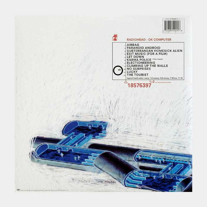 Radiohead - OK Computer 2LP (ex+/ex, 180g, 2008 Year)