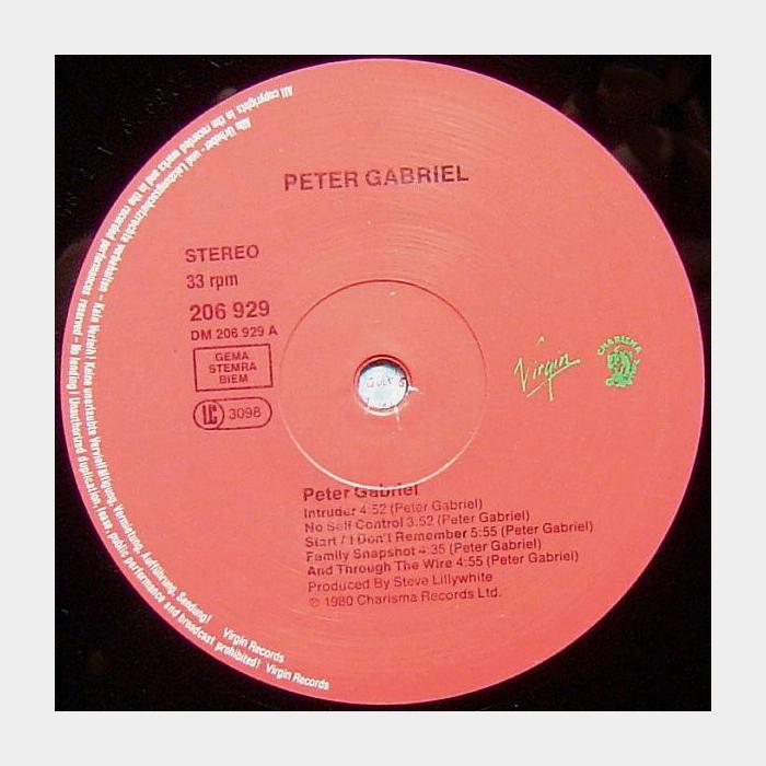 Peter Gabriel - Peter Gabriel (ex+/ex+)