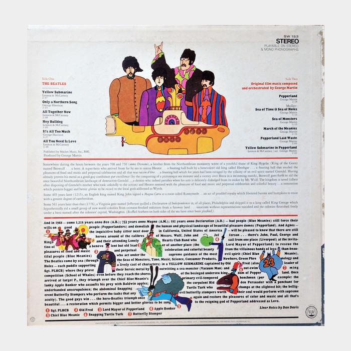 Beatles - Yellow Submarine (ex+/vg+, ORIGINAL)