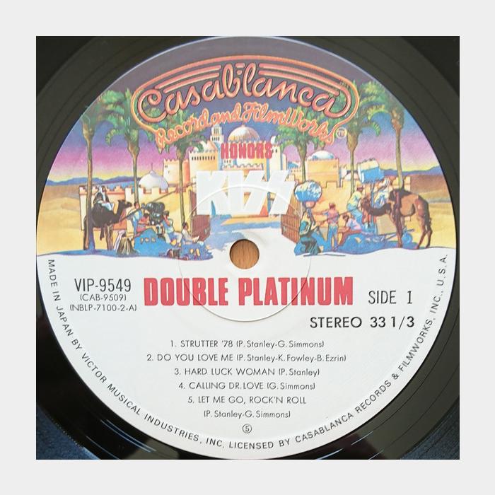 Kiss - Double Platinum 2LP (ex/ex, scratch)
