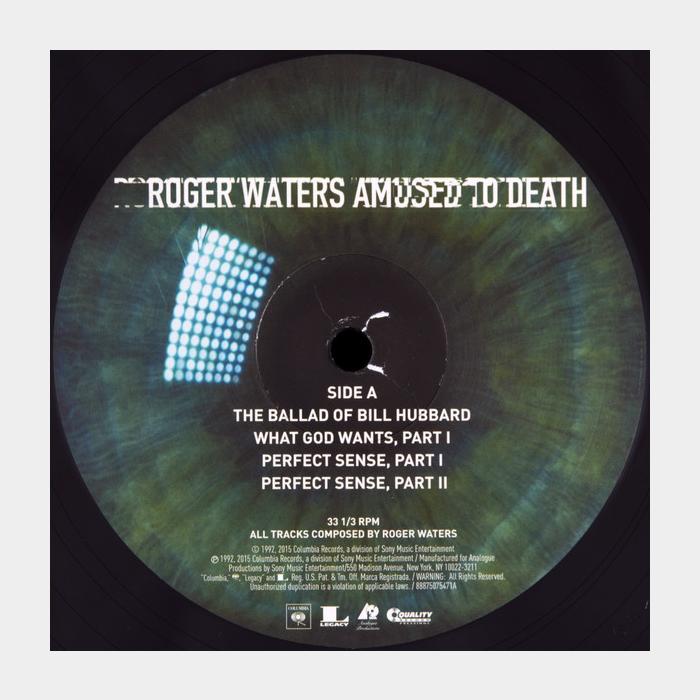 Roger Waters - Amused To Death 2LP (ex+/ex+, sealed, 180g)