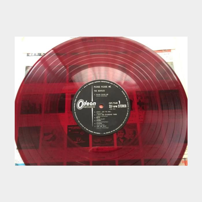 Beatles - Please Please Me (vg+/vg+, играет на ex, RED LP)