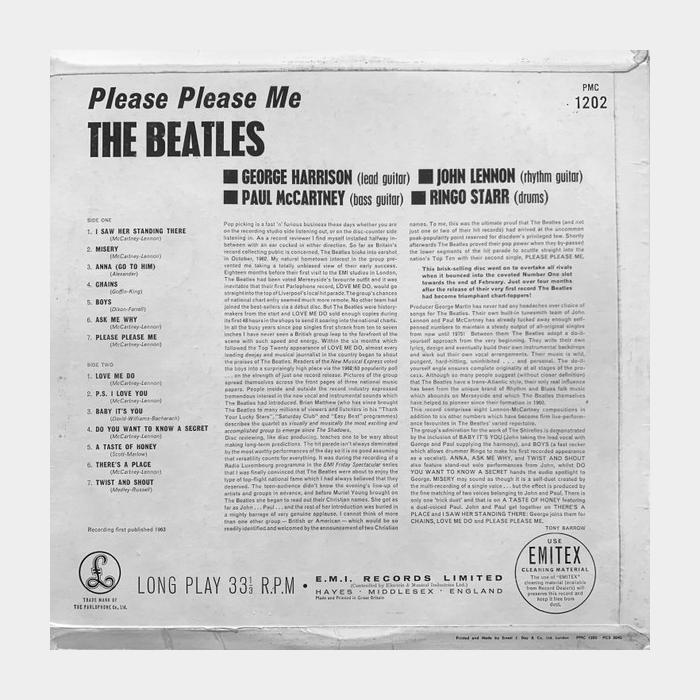 Beatles - Please Please Me (vg+/vg, играет на ex-, little scratch, ORIGINAL)