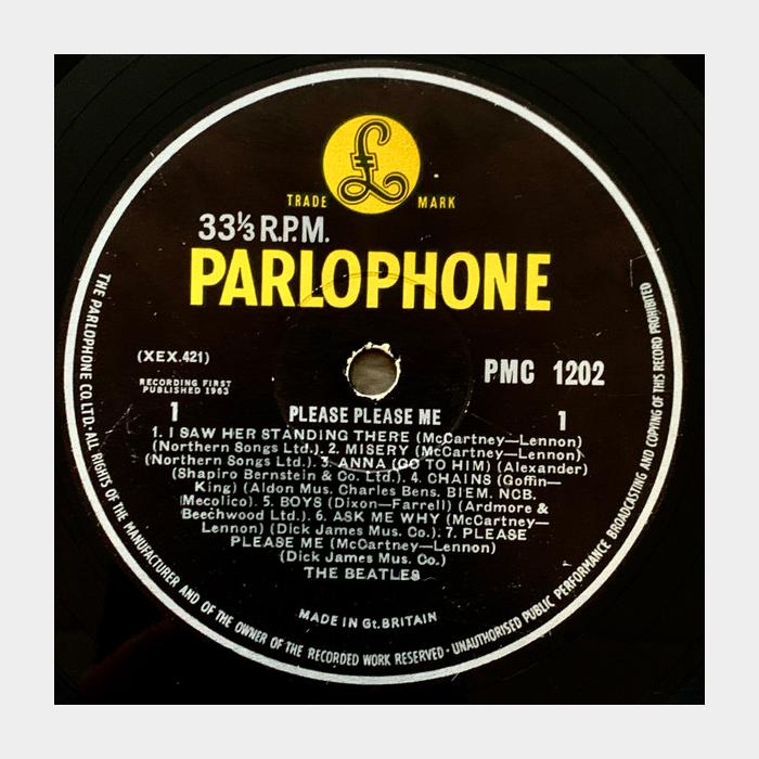 Beatles - Please Please Me (vg+/vg, играет на ex-, little scratch, ORIGINAL)