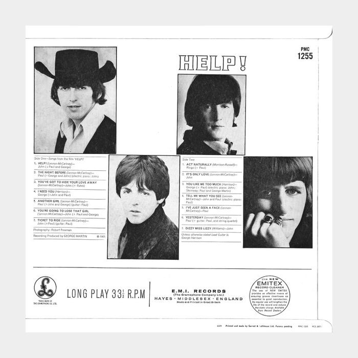 Beatles - Help! (ex-/ex, играет на ex+, ORIGINAL)