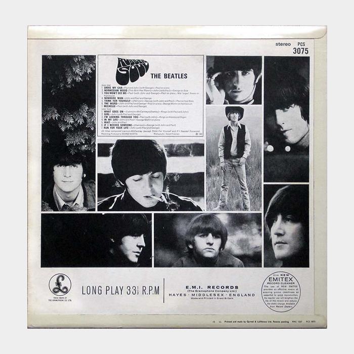 Beatles - Rubber Soul (ex-/ex, играет на ex+, ORIGINAL)