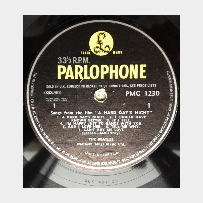 Beatles - A Hard Day's Night (ex/ex-, играет на ex+, ORIGINAL)