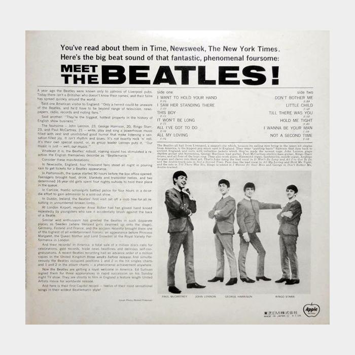 Beatles - Meet The Beatles (ex-/ex+, играет на ex+)