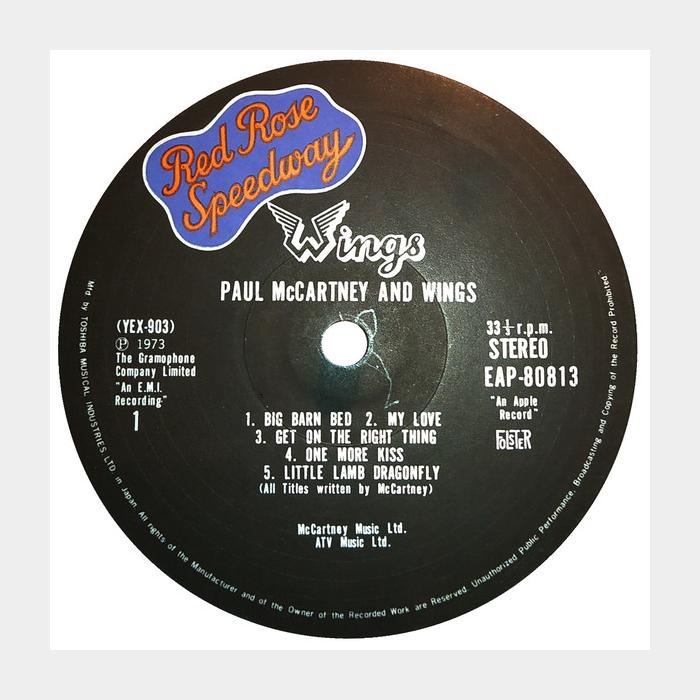 Paul McCartney & Wings - Red Rose Speedway (ex+/ex, +2Book)