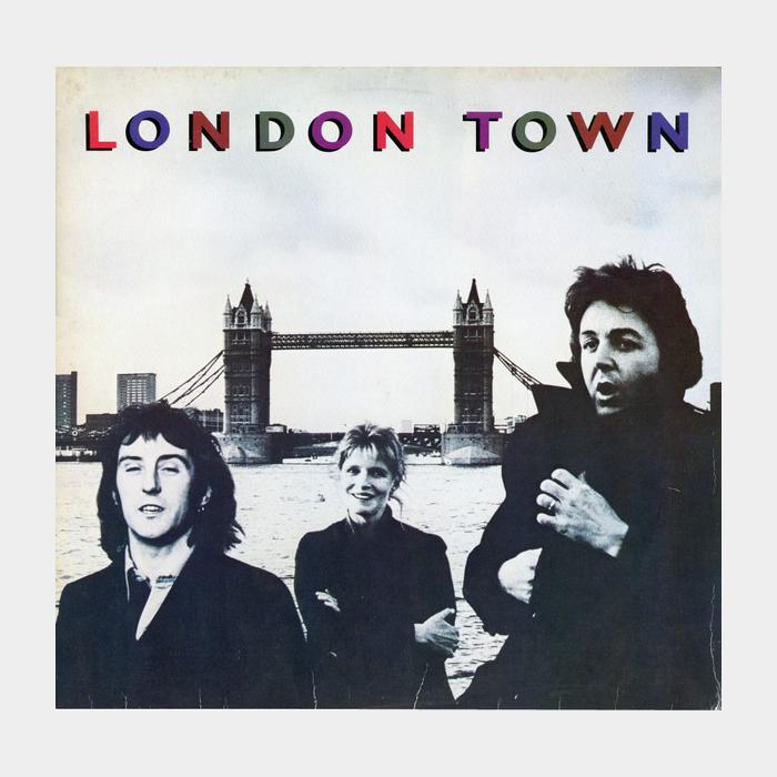 Wings - London Town (ex-/ex+, играет на ex+, Poster)