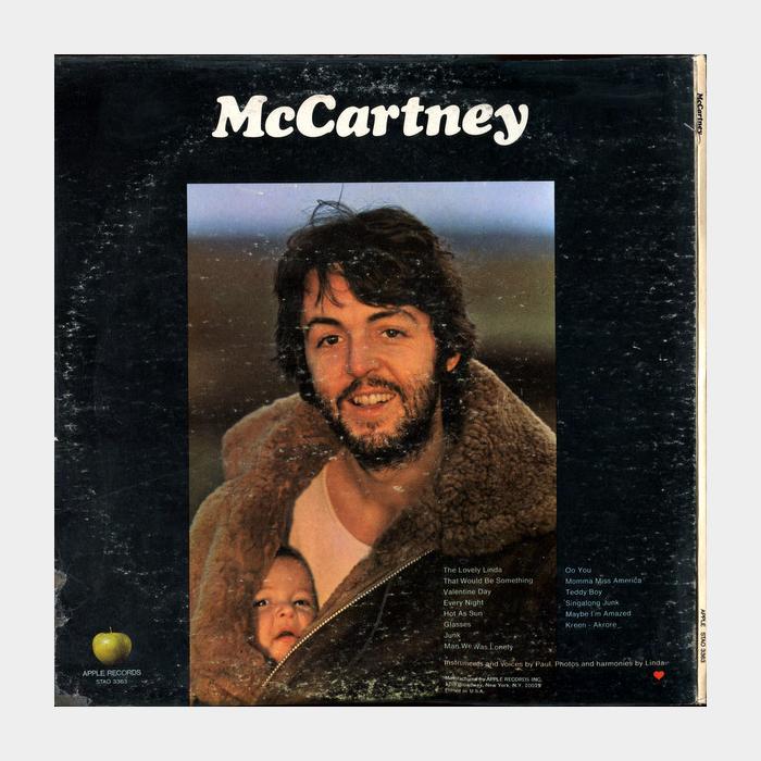 Paul McCartney - McCartney (vg++/vg+, играет на ex, ORIGINAL)