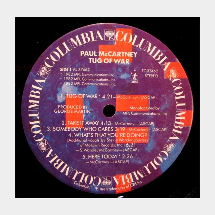 Paul McCartney - Tug Of War (ex+/ex-)