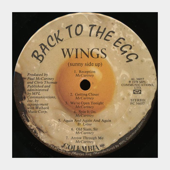 Paul McCartney & Wings - Back To The Egg (ex-/ex-)