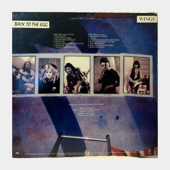 Paul McCartney & Wings - Back To The Egg (ex-/ex-)