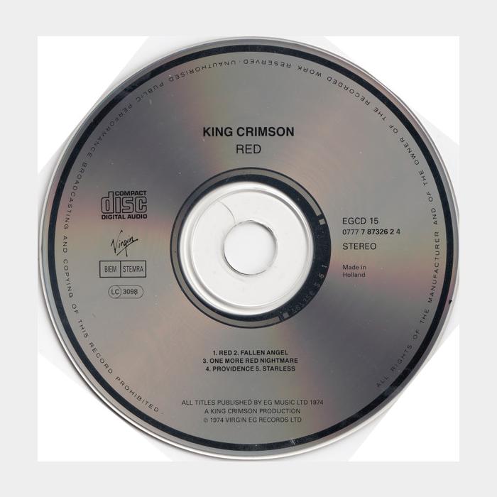 CD King Crimson - Red (ex+/ex)