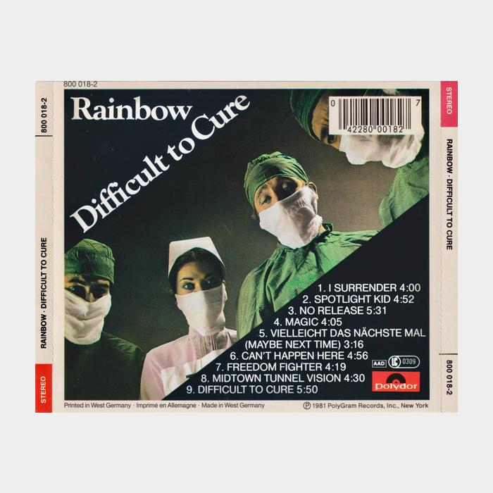 CD Rainbow - Difficult To Cure (ex+/ex)
