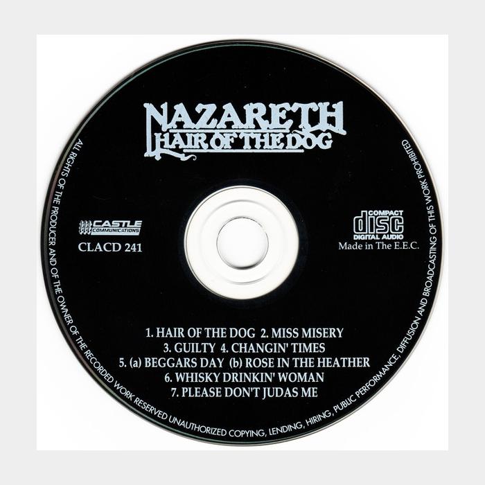 CD Nazareth - Hair Of The Dog (ex+/ex)