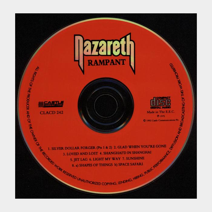 CD Nazareth - Rampant (ex+/ex)