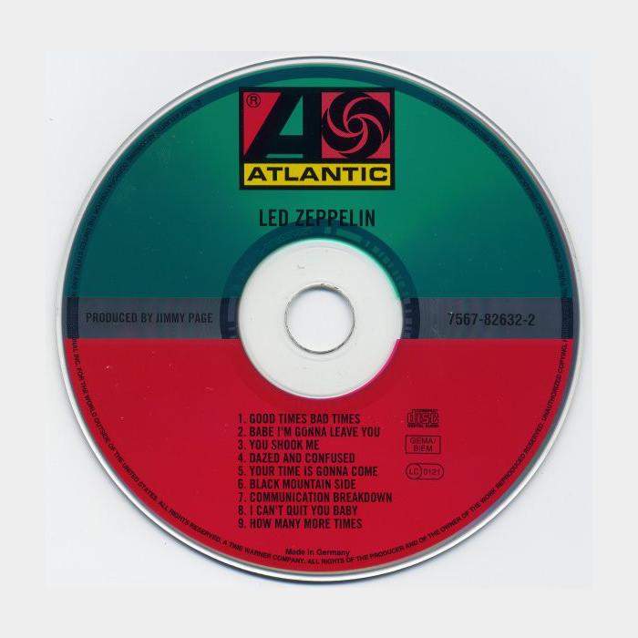 CD Led Zeppelin - Led Zeppelin (ex+/ex)