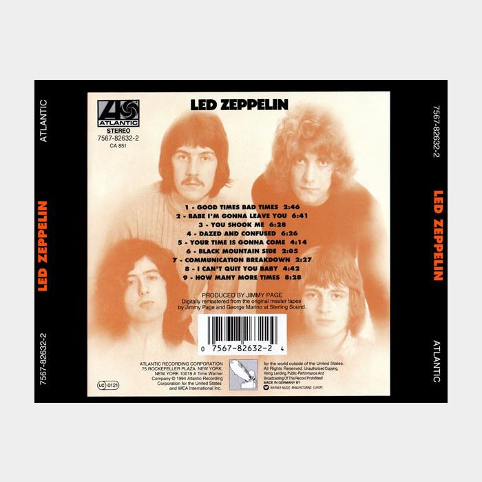 CD Led Zeppelin - Led Zeppelin (ex+/ex)