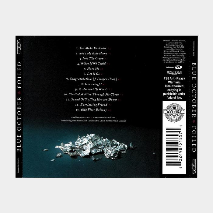 CD Blue October - Foiled