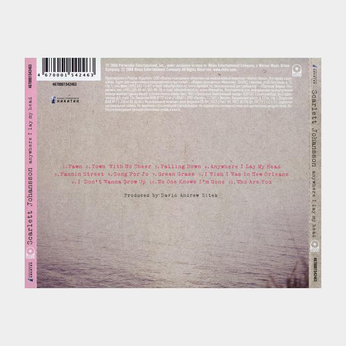 CD Scarlett Johansson - Anywhere I Lay My Head