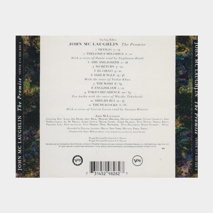 CD John McLaughlin - The Promise