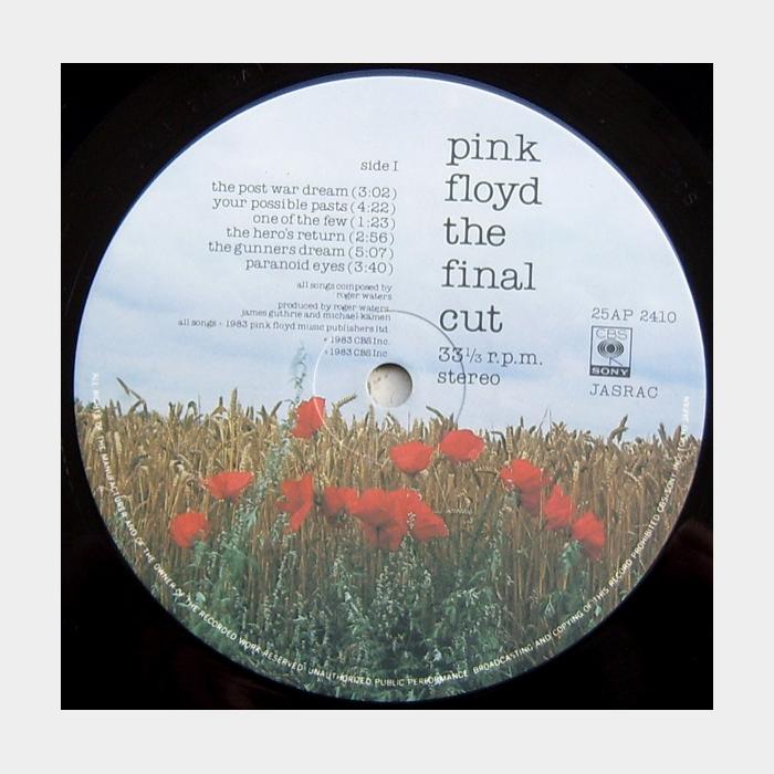 Pink Floyd - The Final Cut (ex+/ex+)