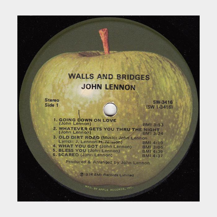 John Lennon - Walls And Bridges (ex/ex, +Book)