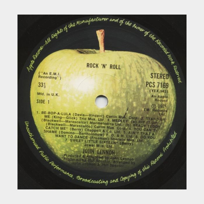 John Lennon - Rock'N'Roll (ex/ex)