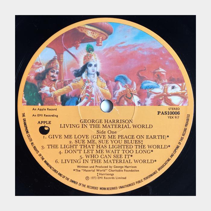 George Harrison - Living In The Material World (ex+/ex+, ORIGINAL)