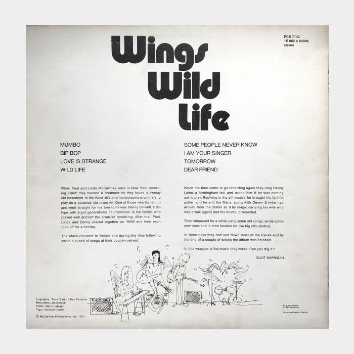 Wings - Wild Life (ex+/ex+, ORIGINAL)