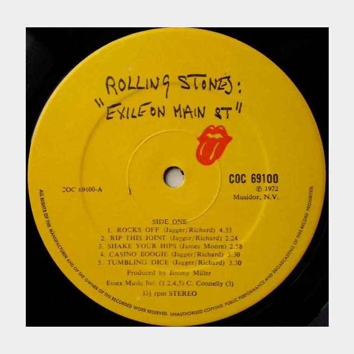 Rolling Stones - Exile On Main St. 2 LP (ex+/ex-, ORIGINAL)